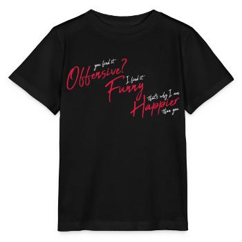 You find it offensive - Stanley/Stella Kinder T-Shirt MINI CREATOR  - Schwarz - Vorne - Mikhail (115cm)