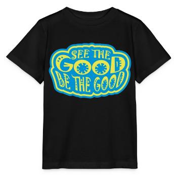 be the good Zitat - Stanley/Stella Kinder T-Shirt MINI CREATOR  - Schwarz - Vorne - Mikhail (115cm)