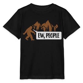 Citation ew people Bigfoot - T-shirt bio MINI CREATOR Stanley/Stella Enfant - noir - Devant - Mikhail (115cm)