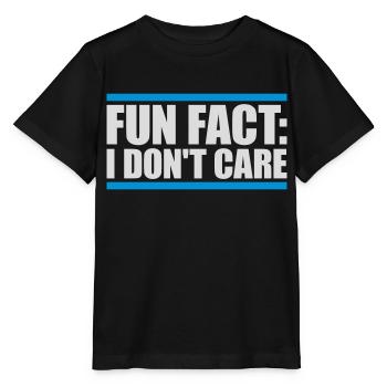 Je me fiche des faits - T-shirt bio MINI CREATOR Stanley/Stella Enfant - noir - Devant - Mikhail (115cm)