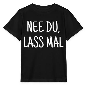 Nee Du, Lass Mal - Stanley/Stella Kinder T-Shirt MINI CREATOR  - Schwarz - Vorne - Mikhail (115cm)