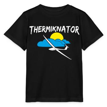 Planeurs thermiques glisse drôle d’idée cadeau - T-shirt bio MINI CREATOR Stanley/Stella Enfant - noir - Devant - Mikhail (115cm)