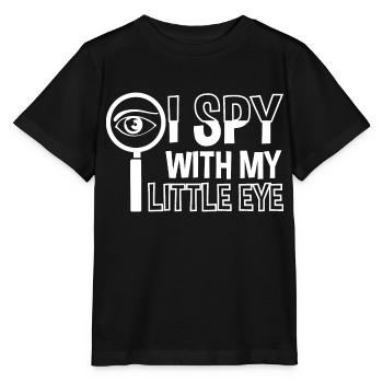 I Spy With My Eye - Stanley/Stella MINI CREATOR Kids’ T-Shirt - black - Front - Mikhail (115cm)