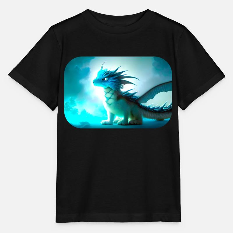Petit dragon Grummliger - T-shirt bio MINI CREATOR Stanley/Stella Enfant - noir