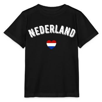 Nederland - Stanley/Stella Kinder T-Shirt MINI CREATOR  - Schwarz - Vorne - Mikhail (115cm)