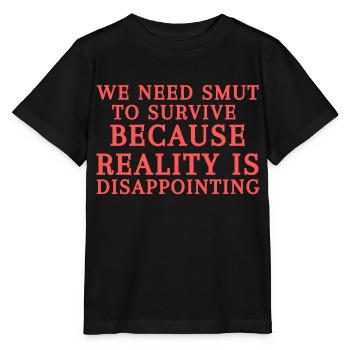 Nous avons besoin de charbon pour survivre parce que la réalité est - T-shirt bio MINI CREATOR Stanley/Stella Enfant - noir - Devant - Mikhail (115cm)