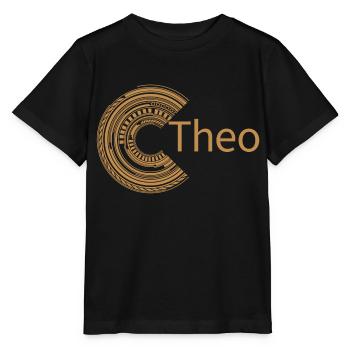 Für Theo - Stanley/Stella Kinder T-Shirt MINI CREATOR  - Schwarz - Vorne - Mikhail (115cm)