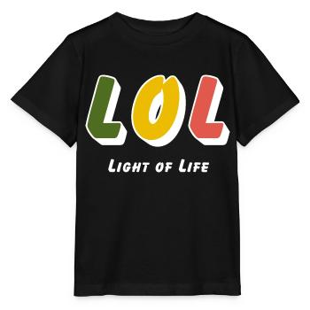 LOL - Light of Life - Stanley/Stella Kinder T-Shirt MINI CREATOR  - Schwarz - Vorne - Mikhail (115cm)