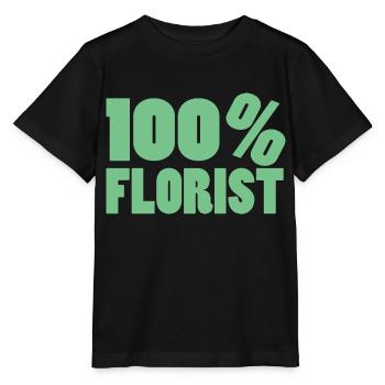 Flower Flower Plant - Stanley/Stella MINI CREATOR Kids’ T-Shirt - black - Front - Mikhail (115cm)