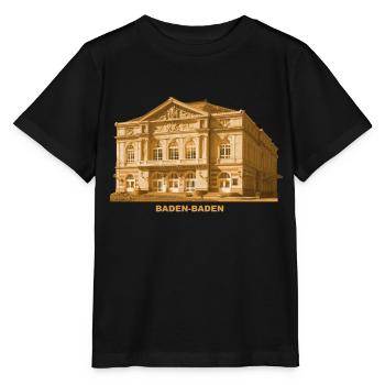 Baden Baden Theater Baden-Würtemberg - Stanley/Stella Kinder T-Shirt MINI CREATOR  - Schwarz - Vorne - Mikhail (115cm)