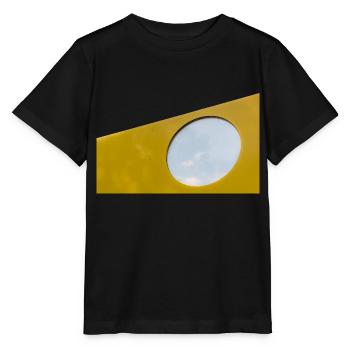 The hole in the yellow wall and the blue sky - Stanley/Stella MINI CREATOR Kids’ T-Shirt - black - Front - Mikhail (115cm)