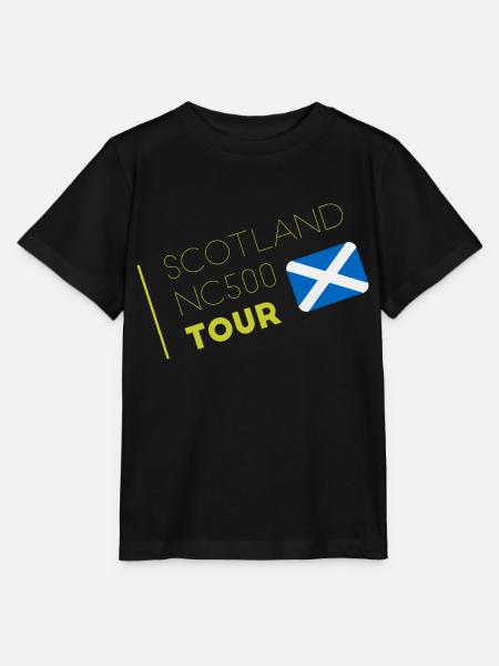 scotland nc 500 - Stanley/Stella MINI CREATOR Kids’ T-Shirt - black