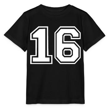 16 - T-shirt bio MINI CREATOR Stanley/Stella Enfant - noir - Devant - Mikhail (115cm)