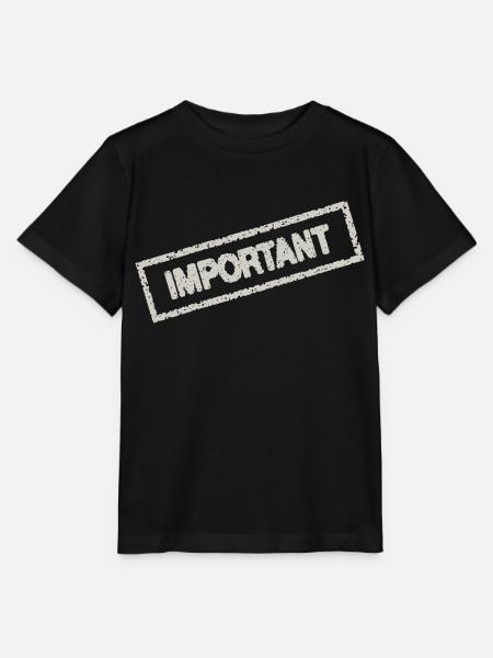 important - Stanley/Stella Kinder T-Shirt MINI CREATOR  - Schwarz