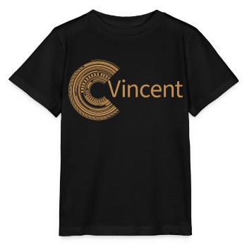 Für Vincent - Stanley/Stella Kinder T-Shirt MINI CREATOR  - Schwarz - Vorne - Mikhail (115cm)