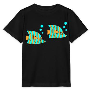 Pisces - Stanley/Stella MINI CREATOR Kids’ T-Shirt - black - Front - Mikhail (115cm)