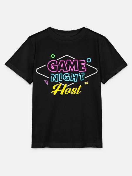 Gamenight Host - Stanley/Stella Kinder T-Shirt MINI CREATOR  - Schwarz