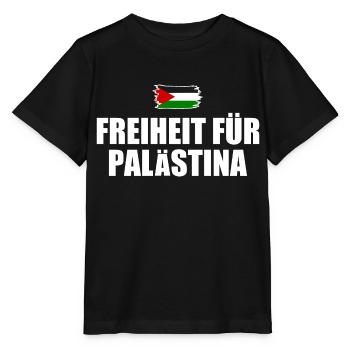 freiheit für palästina - Stanley/Stella Kinder T-Shirt MINI CREATOR  - Schwarz - Vorne - Mikhail (115cm)