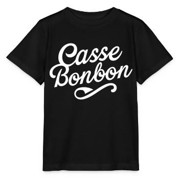 Casse bonbon - T-shirt bio MINI CREATOR Stanley/Stella Enfant - noir - Devant - Mikhail (115cm)