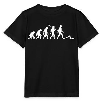 Evolution - Schwimmen - Wassersport - Stanley/Stella Kinder T-Shirt MINI CREATOR  - Schwarz - Vorne - Mikhail (115cm)