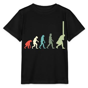 Log Tosser Evolution Wood Chunk Toss Lumber - Stanley/Stella Kinder T-Shirt MINI CREATOR  - Schwarz - Vorne - Mikhail (115cm)