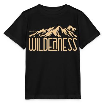 Into the wilderness - Stanley/Stella MINI CREATOR Kids’ T-Shirt - black - Front - Mikhail (115cm)