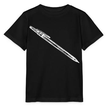 Office Pen Sketch - Stanley/Stella MINI CREATOR Kids’ T-Shirt - black - Front - Mikhail (115cm)