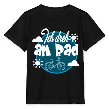 Fahrrad Ich Dreh Am Rad - Stanley/Stella Kinder T-Shirt MINI CREATOR  - Schwarz - Vorne - Mikhail (115cm)