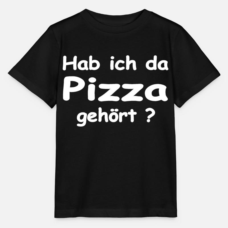 Pizza - Stanley/Stella Kinder T-Shirt MINI CREATOR - Schwarz