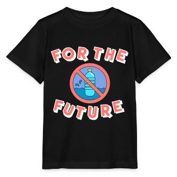 Naturschutz Plastik Klimawandel - Stanley/Stella Kinder T-Shirt MINI CREATOR  - Schwarz - Vorne - Mikhail (115cm)