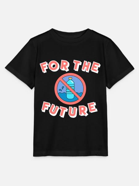 Naturschutz Plastik Klimawandel - Stanley/Stella Kinder T-Shirt MINI CREATOR - Schwarz
