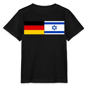 Allemagne Israël Drapeau - T-shirt bio MINI CREATOR Stanley/Stella Enfant - noir - Devant - Mikhail (115cm)