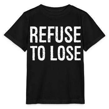 Refuser de perdre - T-shirt bio MINI CREATOR Stanley/Stella Enfant - noir - Devant - Mikhail (115cm)