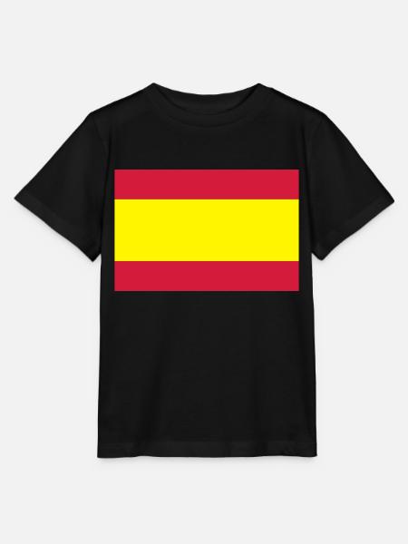Flagge Spanien - Stanley/Stella Kinder T-Shirt MINI CREATOR  - Schwarz