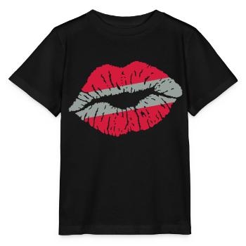 Kussmund (Österreich) - Stanley/Stella Kinder T-Shirt MINI CREATOR  - Schwarz - Vorne - Mikhail (115cm)