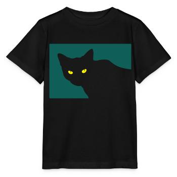 Spy Cat - Stanley/Stella MINI CREATOR Kids’ T-Shirt - black - Front - Mikhail (115cm)