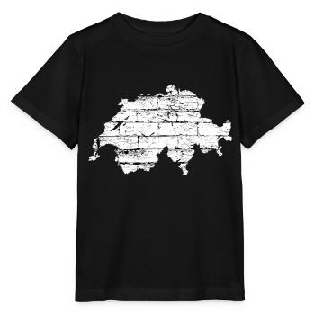 Switzerland - Stanley/Stella MINI CREATOR Kids’ T-Shirt - black - Front - Mikhail (115cm)