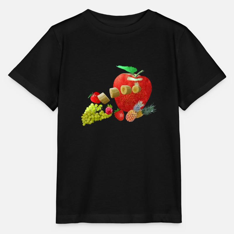 fruit - T-shirt bio MINI CREATOR Stanley/Stella Enfant - noir