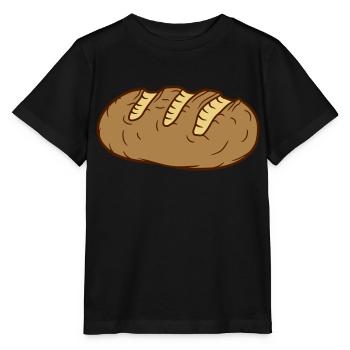 la miche de pain scheibe hunger toast délicieux baecker back - T-shirt bio MINI CREATOR Stanley/Stella Enfant - noir - Devant - Mikhail (115cm)