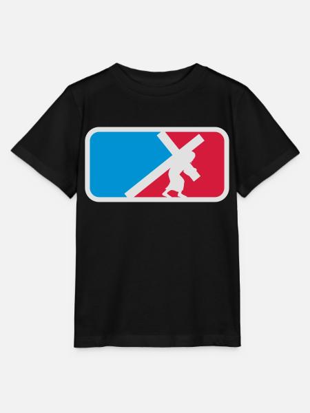 Crucifixion, drag, heavy, last, jesus, god, condem - Stanley/Stella MINI CREATOR Kids’ T-Shirt - black