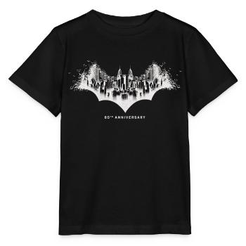 Batman 80 Years Gotham - Stanley/Stella MINI CREATOR Kids’ T-Shirt - black - Front - Mikhail (115cm)