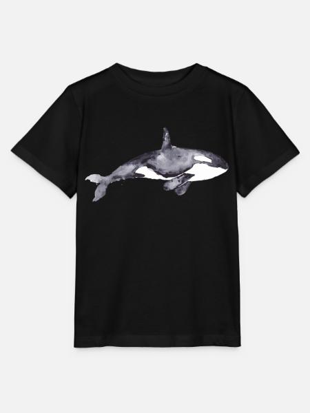 Orca - Stanley/Stella Kinder T-Shirt MINI CREATOR  - Schwarz