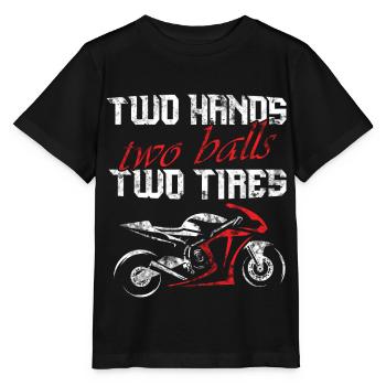 Motorrad Supersportler Sportbike Racing - Stanley/Stella Kinder T-Shirt MINI CREATOR  - Schwarz - Vorne - Mikhail (115cm)