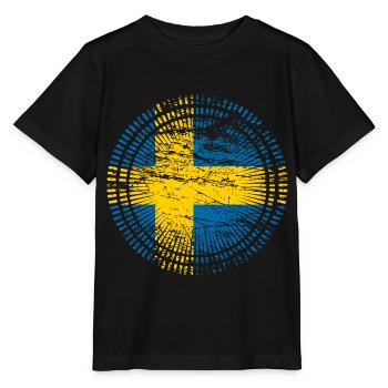 Sweden - Stanley/Stella MINI CREATOR Kids’ T-Shirt - black - Front - Mikhail (115cm)