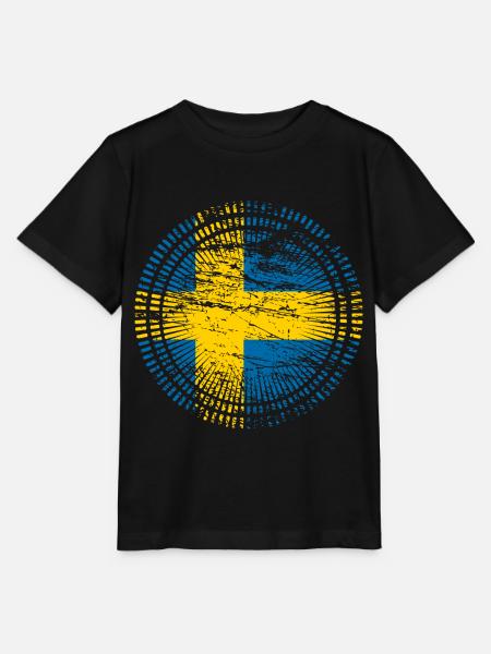 Schweden - Stanley/Stella Kinder T-Shirt MINI CREATOR  - Schwarz