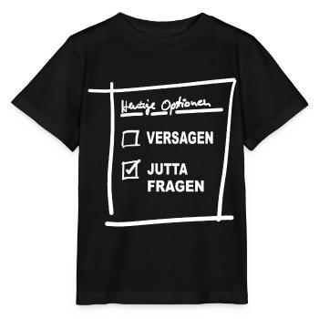 Jutta Fragen - Stanley/Stella Kinder T-Shirt MINI CREATOR  - Schwarz - Vorne - Mikhail (115cm)