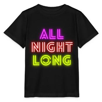All Night Long Party Club Scene Célébrations de la vie nocturne - T-shirt bio MINI CREATOR Stanley/Stella Enfant - noir - Devant - Mikhail (115cm)