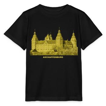 Aschaffenburg Castle Johannisburg Franconia Bavaria - Stanley/Stella MINI CREATOR Kids’ T-Shirt - black - Front - Mikhail (115cm)