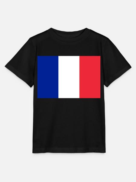 Flagge Frankreich - Stanley/Stella Kinder T-Shirt MINI CREATOR - Schwarz