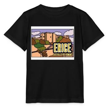 Venus Castle Erice - Stanley/Stella Kinder T-Shirt MINI CREATOR  - Schwarz - Vorne - Mikhail (115cm)
